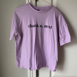 Thank u, next purple t shirt